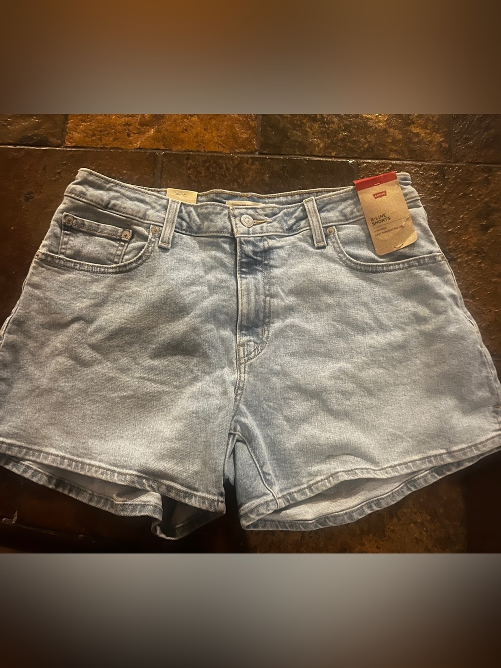 Levi's A-Line Women’s Light Blue Levi Shorts